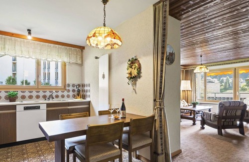 Parpan Apartment | Lovely apartment for 4 people with TV and balcony