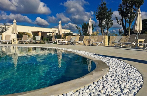 Otranto Other | Lovely apartment for 6 people with WIFI, A/C, pool, TV and panoramic view