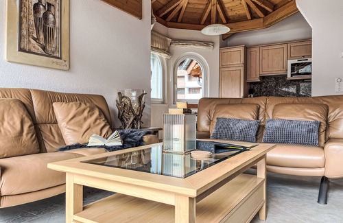 Saas-Fee Apartment | Lovely apartment for 4 people with WIFI, TV and balcony