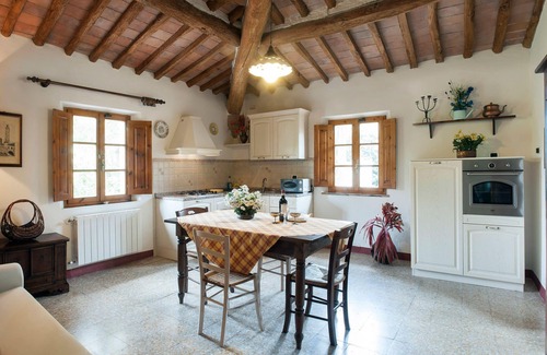 San Gimignano Apartment | Lovely apartment for 4 guests with A/C, pool, WIFI, pets allowed and panoramic view