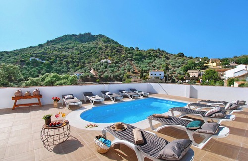 Comares Villa | Lovely family-sized villa with pool, natural surroundings.