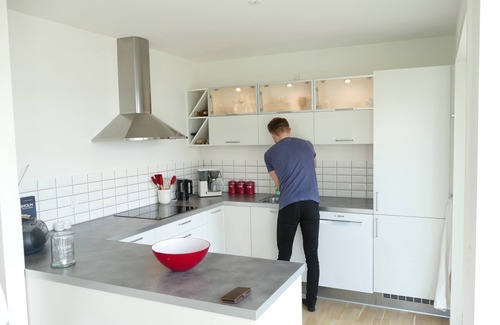 Nykobing Mors House | Lovely holiday flat with view of the harbour, town and Sallingsund Bridge.