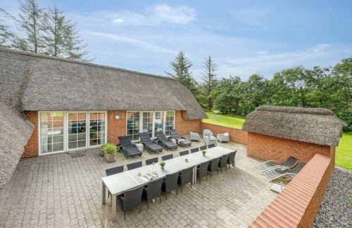 Husby House | Lovely home in Ulfborg with sauna