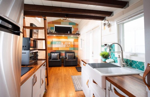 San Luis Obispo House | Lovely Tiny House Nestled in the Eucalyptus trees