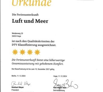 Hage Apartment | Luft und Meer 4* Ferienwohnung