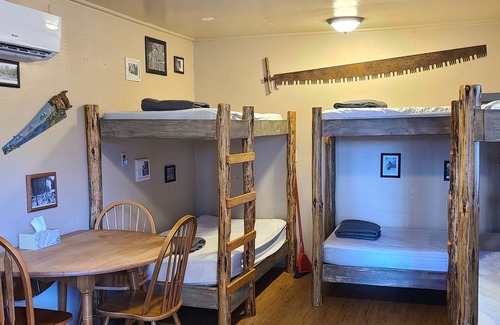 Coeur d'Alene Cabin | Lumberjack Bunkhouse...in the Heart of Coeur d'Alene, Idaho. Sleeps 8.