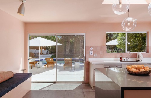 Palm Springs House | Lush Pueblo Escape Minutes from Downtown