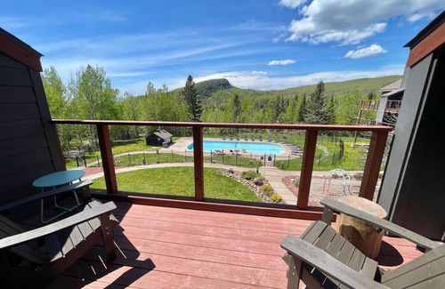 Lutsen Apartment | Lutsen Mtn Condo Ski in Ski out Pool Hot Tub Fitness