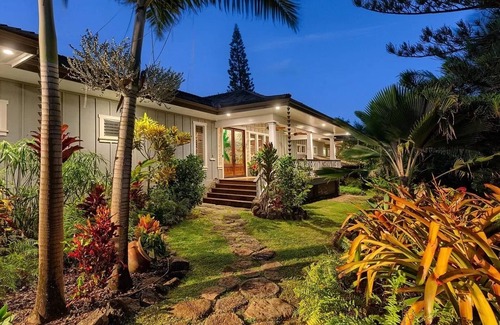 Anahola House | Lux Anahola Beachfront Estate w AC