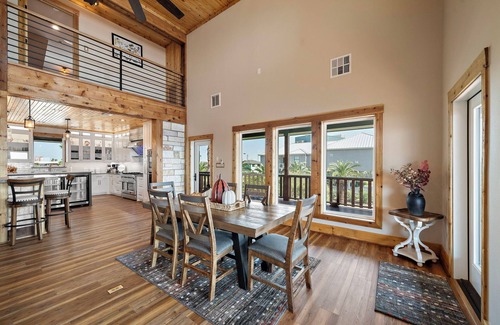 Galveston House | Lux Modern Waterfront Home W/Huge Deck + Central