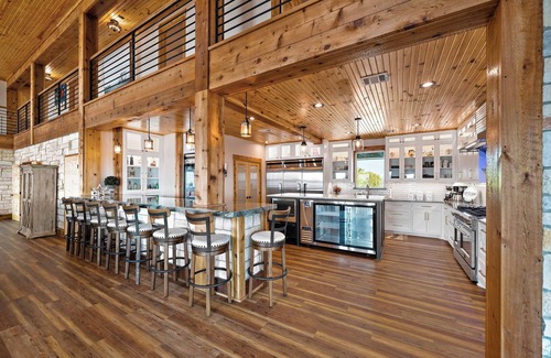 Galveston House | Lux Modern Waterfront Home W/Huge Deck + Central