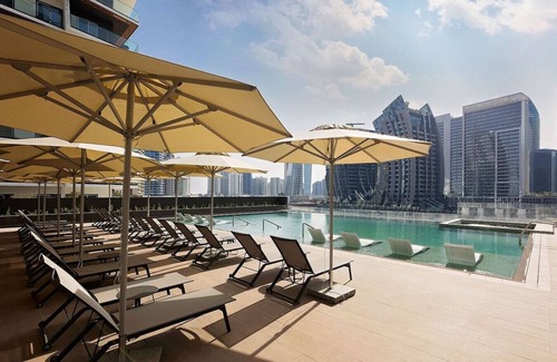 Business Bay Apartment | Luxe 2 Bedroom with Burj Khalifa and Canal Views
