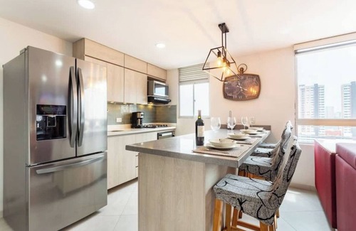 Sabaneta Apartment | Luxe Apartment: By Medellín, Park, Dining, Nightlife, Fast WiFi & Self Check-in