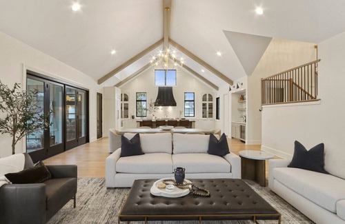 Lake Geneva House | Luxe at the Lake | Heated Saltwater Pool |Lake Views |Enclosed Porch | Movie Theater| Hot Tub
