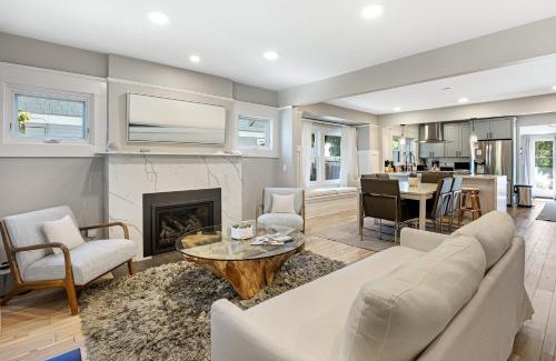 South Park House | Luxe Backyard Oasis w Hot Tub Chic Design South Park Sanctuary