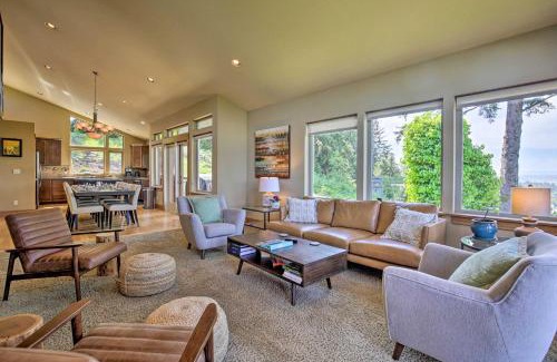 Bay City House | Luxe Coastal Haven with Bay Views and Hot Tub