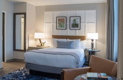 Downtown Portland Hotel | Luxe Downtown Stay: Iconic Ambiance + Urban Views | Near Japanese Garden & PSU
