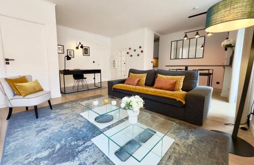 Cannes City Centre Apartment | Luxueux 3 pièces 80m2 - 2CH - 2 SDB - 1mn Beach Croisette