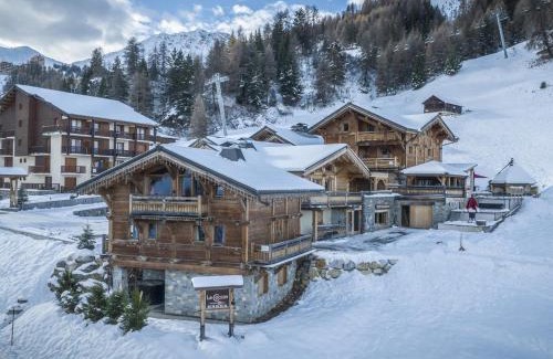 Plagne 1800 Ski Chalet | Luxueux chalet 7 chambres avec jacuzzi et sauna, proche télésiège - FR-1-181-2793