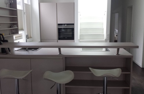 Hamm Boat Rental | Luxury houseboat centrally in Hamburg with a clear view
