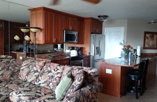 Kihei Condo | LUXURIOUS ~ 1 bdrm 2 bath Sleeps 4 ~ BEAUTIFULLY DECORATED OCEAN FRONT CONDO