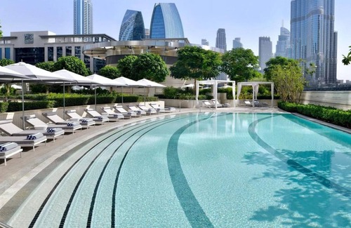 Trade Center Apartment | Luxurious 5BR-Burj View-The Address sky view