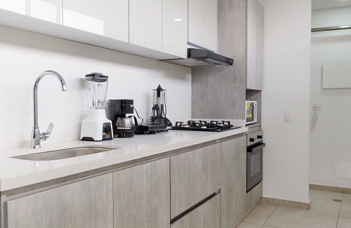 Calle 100 Apartment | LUXURIOUS APARTMENT NEAR UNICENTRO - TWO ROOMS