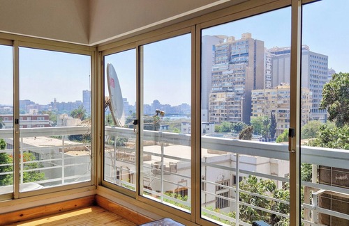 Al Duqqi Apartment | Luxurious apt with panormatic Cairo and Nile view