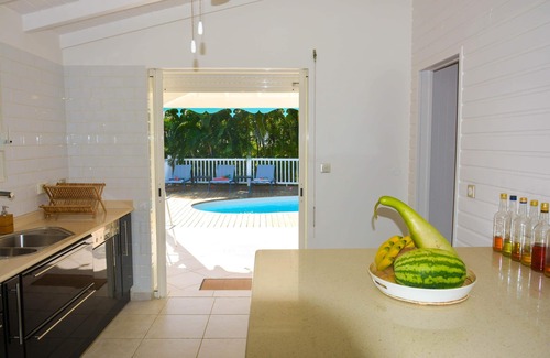 Saint-Francois House | Luxurious Creole family villa with private pool, jacuzzi and tropical garden