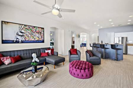 Indio House | Luxurious Getaway Near Coachella Stagecoach Pool Putting Green Parking Firepit Sleeps 11