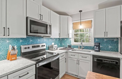 Northeast Raleigh House | Luxurious Oasis Packed with Entertainment! Large Fenced-in Back Yard.