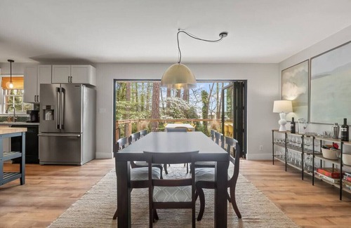 Northeast Raleigh House | Luxurious Oasis Packed with Entertainment! Large Fenced-in Back Yard.
