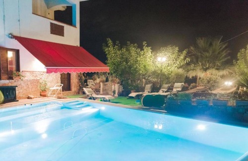 Villammare Apartment | Luxurious one bedroom apartment adjacent to the swimming pool with sea view