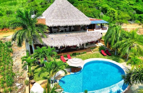 Troncones House | Luxurious Troncones Estate with 360 Views, Private Pool & Steps to Surf