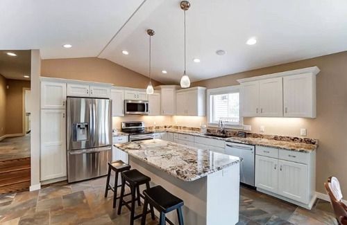 Angola House | Luxurious Waterfront Family Retreat on Crooked Lake, Angola, IN.