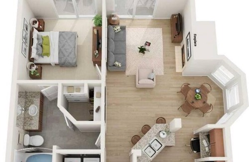 Downtown Fort Worth Apartment | Luxury 1 bedroom near Downtown & Dickies Arena