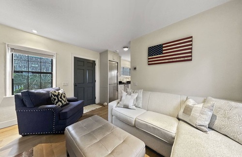 Siasconset Condo | Luxury 1-Bedroom Residence in Sconset Village. Steps to Beach and Bluff Walk.