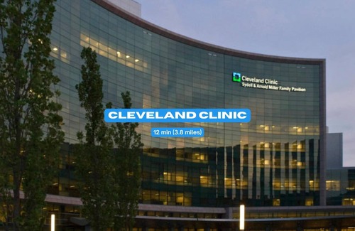 Gateway District Apartment | Luxury 1BD | DT Cleveland | 2 Beds | Free Parking