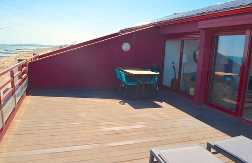 Palavas-les-Flots Apartment | luxury apartment 1st line terrace full sky