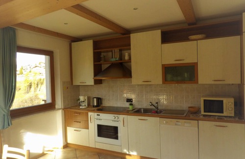 Moena Apartment | Luxury apartment "Ciasa Gran Panorama" with a view of the Fassa Valley