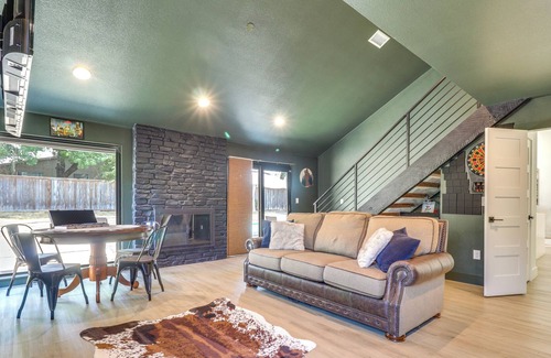 North Austin Civic Association Cottage | Luxury Austin Home w/ Game Room & Fire Pit!