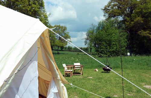 Auzances Cabin | Luxury Bell Tent Glamping in the heart of rural France