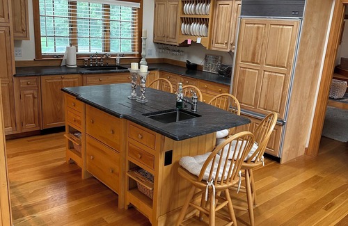 Mashpee House | Luxury Cape Cod waterfront home with dock-4 BR +loft, 3.5 bath in New Seabury