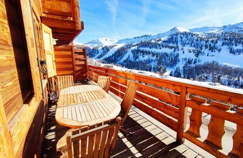 Isola Ski Chalet | Luxury chalet in Isola 2000, near slopes, 6 beds, Wi-Fi included