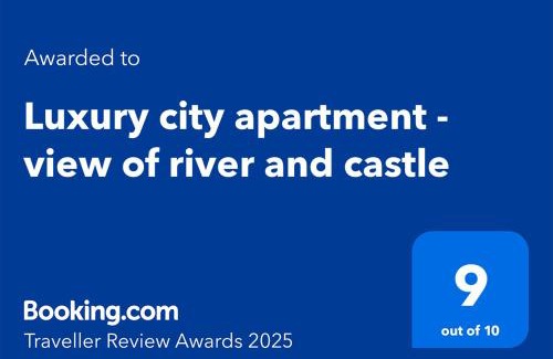 Wurzburg City Centre Apartment | Luxury city apartment - view of river and castle