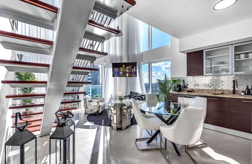 Brickell Condo | Luxury Corner Loft with Stunning Miami River Views