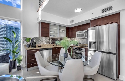 Brickell Condo | Luxury Corner Loft with Stunning Miami River Views