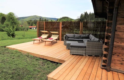 Ruhpolding Apartment | Luxury design chalet category 1, 105sqm, 2 separate bedrooms, Swiss stone pine furniture