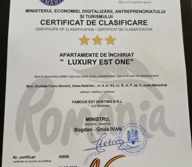 Drobeta-Turnu Severin Apartment | LUXURY EST ONE