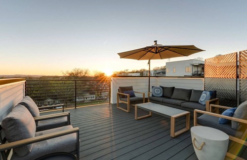 Nashville House | Luxury Home with Stunning Rooftop Views!